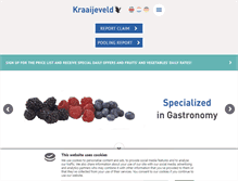 Tablet Screenshot of kraaijeveld.com